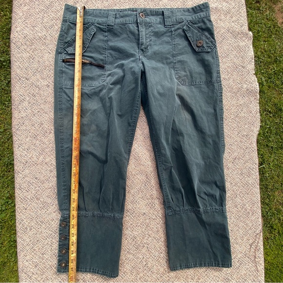 Guess Jeans Pants Vtg Heavy Capri Cargo Pockets - Picture 2 of 12